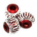 Rød charm aluminium